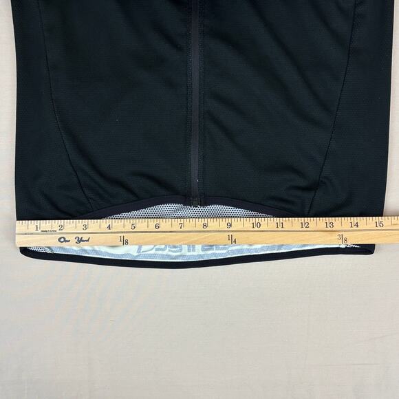 Castelli Cycling Jersey Large Short Sleeve Full Zip Black Neon Yellow Scorpion - Picture 6 of 12